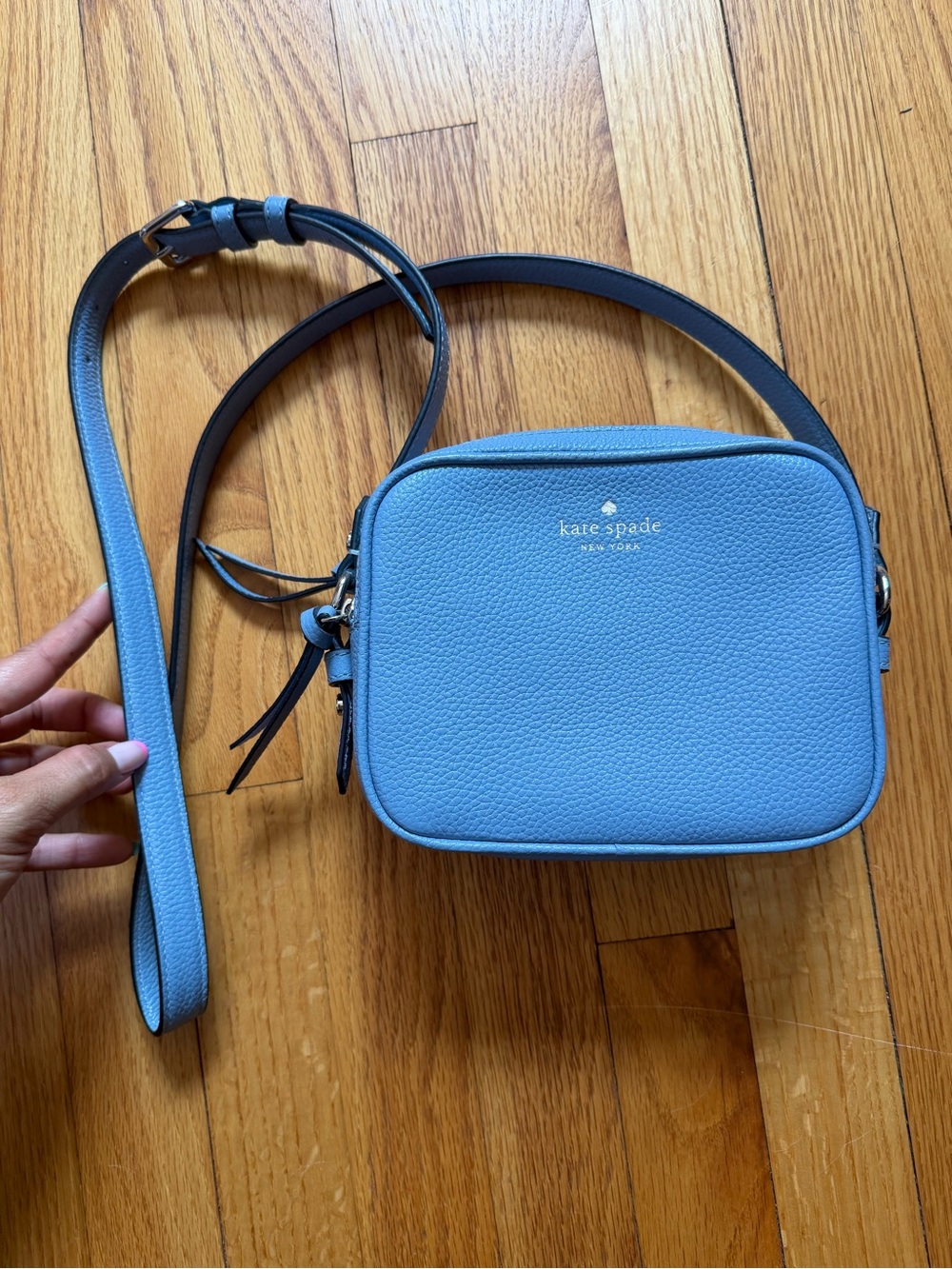 kate spade Blue Crossbody Camera Bag